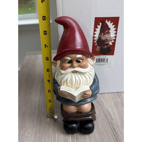 BigMouth Inc. Gnome on a Throne Garden Gnome - Outdoor / Indoor Funny Statue - Picture 10 of 10